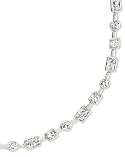Camden CZ Staggered Tennis Bracelet