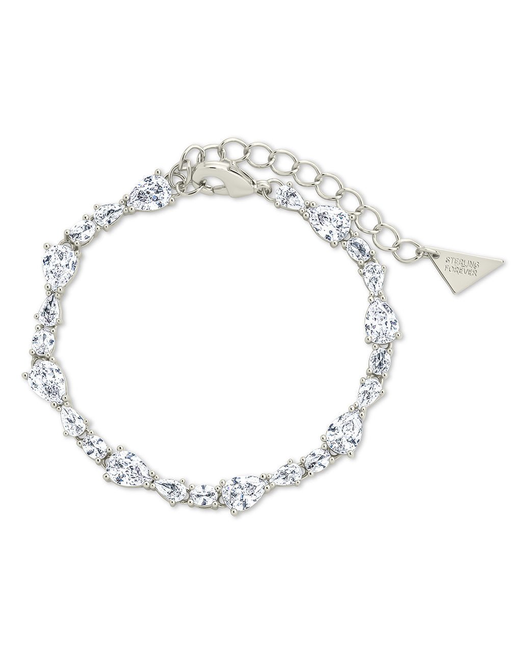 Sterling Silver Wyatt CZ Tennis Bracelet Silver