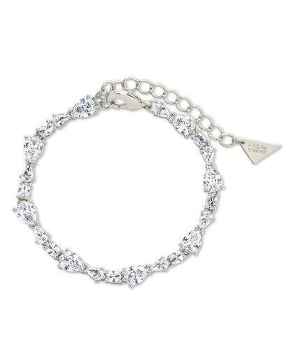 Sterling Silver Wyatt CZ Tennis Bracelet Silver