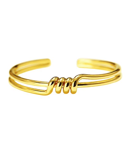 Best Trending Trendy Gold Cuff Bracelet Jewelry Gift on Sale for Women, Lady, Mother, Wife 18K Yellow Gold