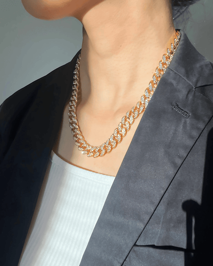 Best Trending Trendy Gold Diamond Chain Necklace Jewelry Gift on Sale for Women, Lady, Mother, Wife