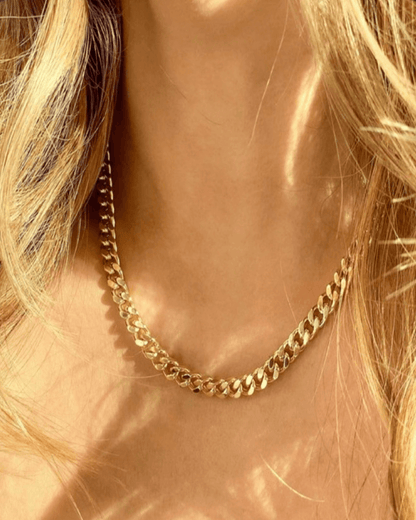 Gold Chunky Chain + Cable Chain Necklace Stack Bundle - MASON CHUNKY CHAIN™