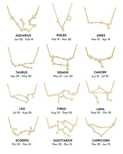 'When Stars Align' Constellation Necklace and Bracelet Set