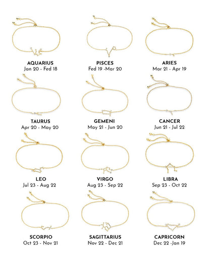 'When Stars Align' Constellation Necklace and Bracelet Set