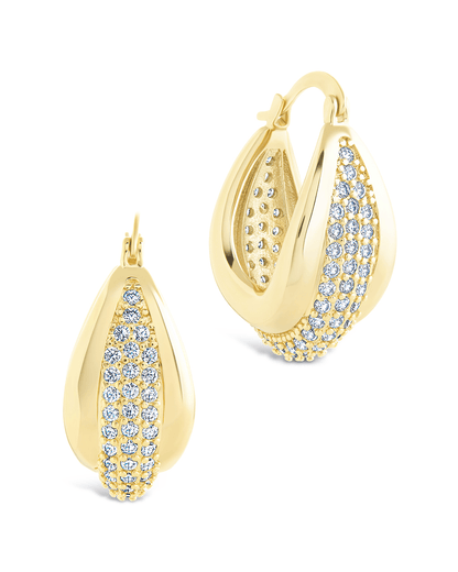 Philina CZ Hoops Gold