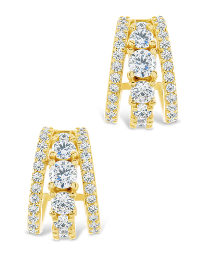 Yasmina CZ Hoop Earrings