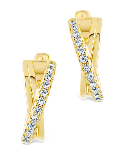 Juliana CZ Hoop Earrings