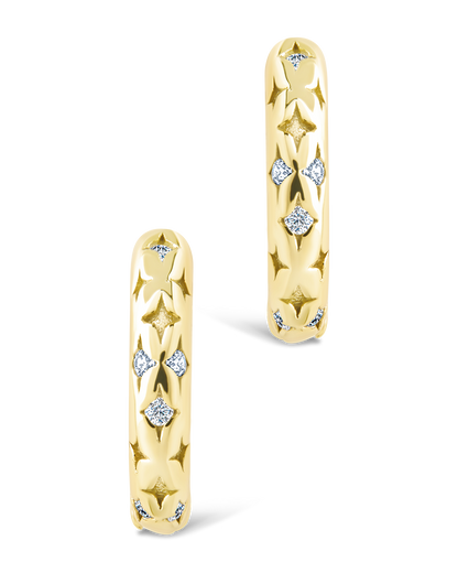 Sterling Silver Blakelyn Micro Hoops