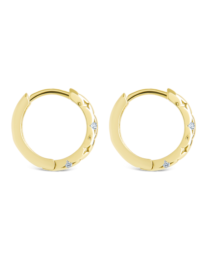 Sterling Silver Blakelyn Micro Hoops