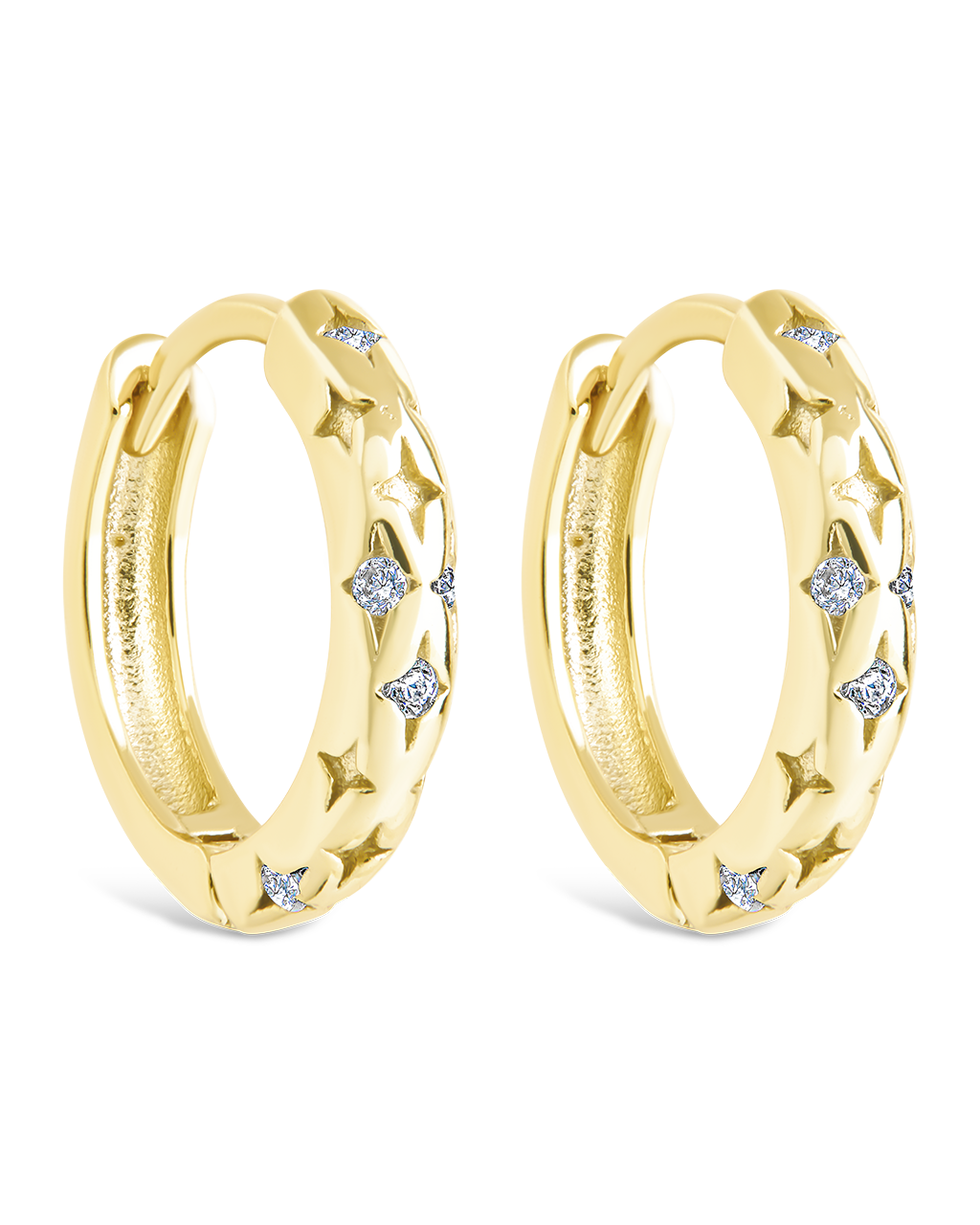 Sterling Silver Blakelyn Micro Hoops