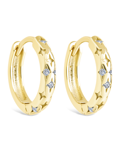 Sterling Silver Blakelyn Micro Hoops