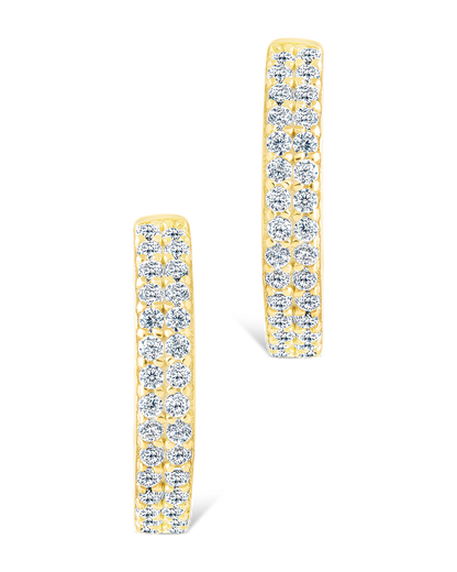 Sterling Silver Emerson Micro Hoops