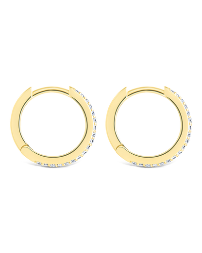 Sterling Silver Emerson Micro Hoops