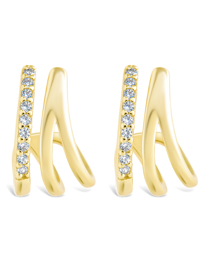 Sterling Silver Harlowe Claw Studs