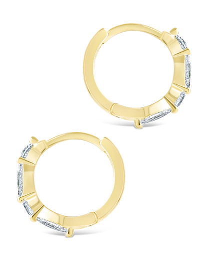 Sterling Silver Kensington Micro Hoops
