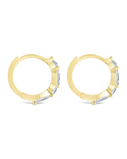 Sterling Silver Kensington Micro Hoops