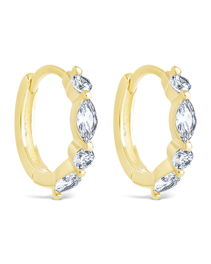 Sterling Silver Kensington Micro Hoops
