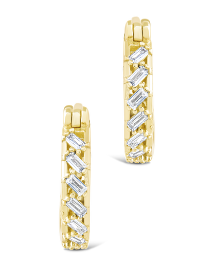 Sterling Silver Norabelle Micro Hoops