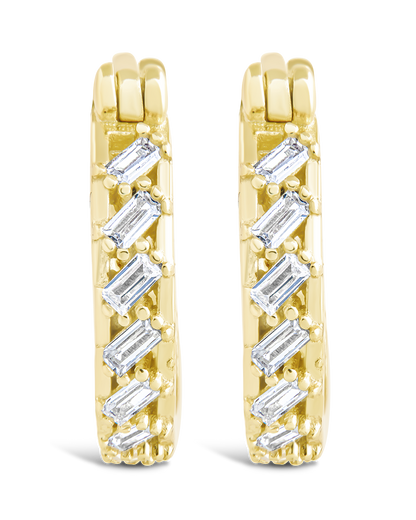Sterling Silver Norabelle Micro Hoops