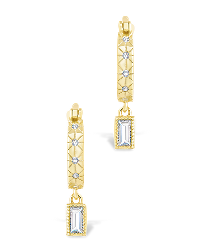 Sterling Silver Oaklyn Micro Hoops