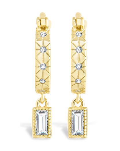 Sterling Silver Oaklyn Micro Hoops