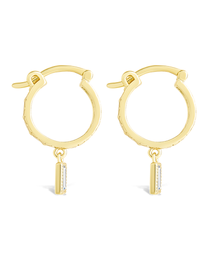 Sterling Silver Oaklyn Micro Hoops
