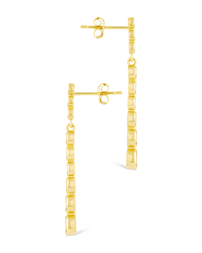 Sterling Silver Ianthe Brilliant Cut CZ Dangle Earrings