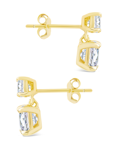 Sterling Silver Galatea Brilliant Cut CZ Studs