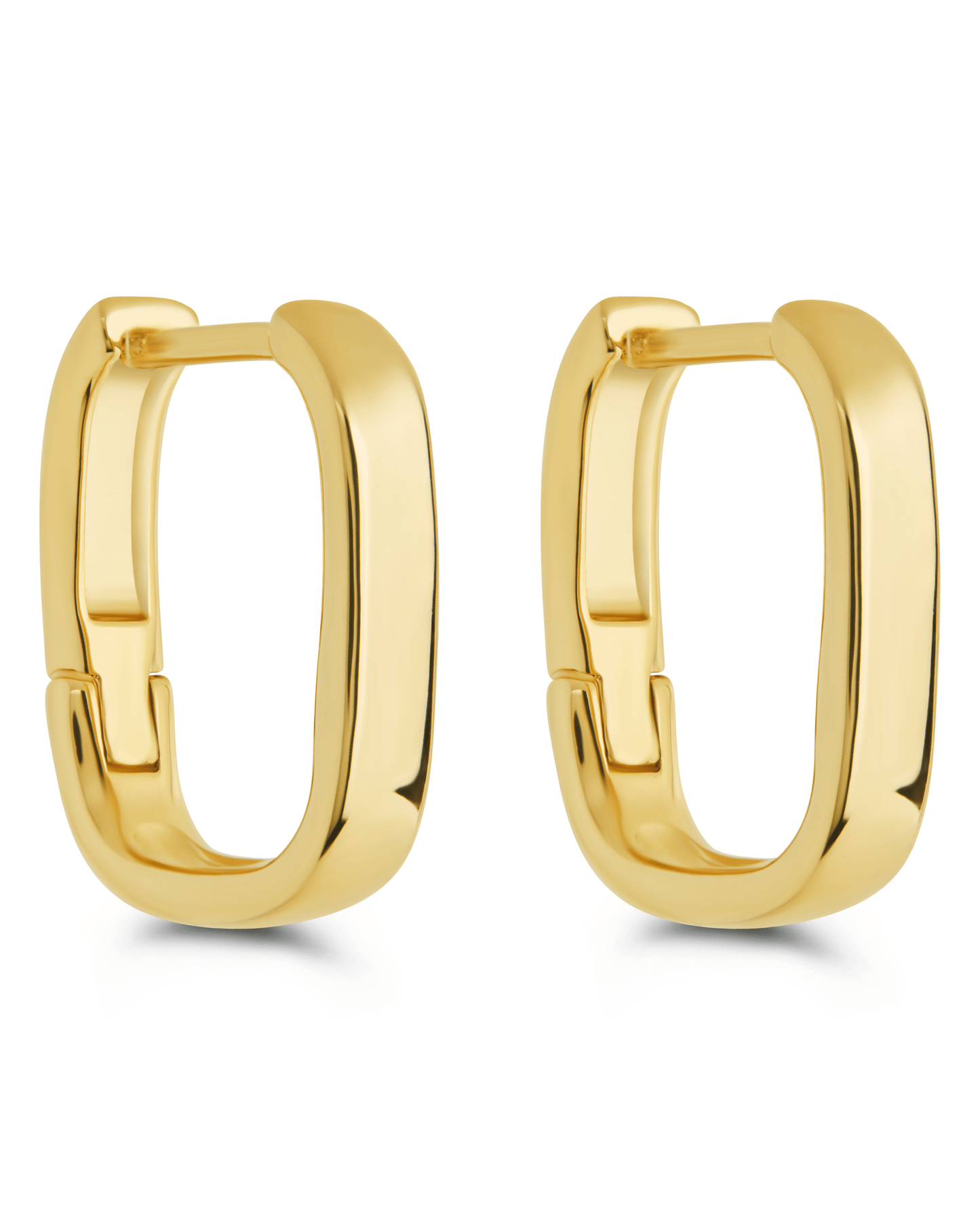 Annika Polished Micro Hoop Earrings Gold