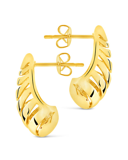 Carla Coiled Stud Earrings