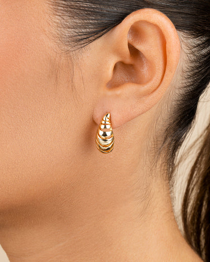 Carla Coiled Stud Earrings