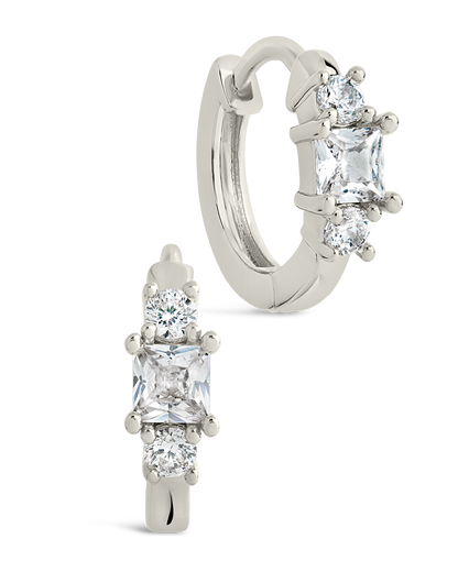 Kendall CZ Hoops Silver