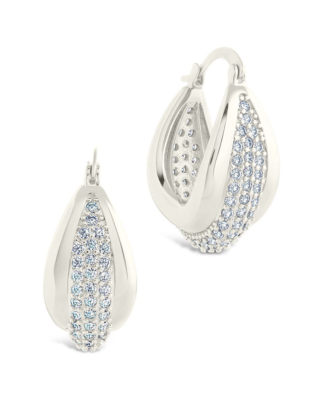 Philina CZ Hoops Silver