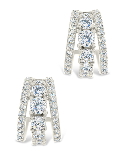 Yasmina CZ Hoop Earrings
