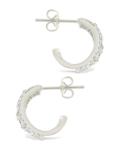 Yasmina CZ Hoop Earrings