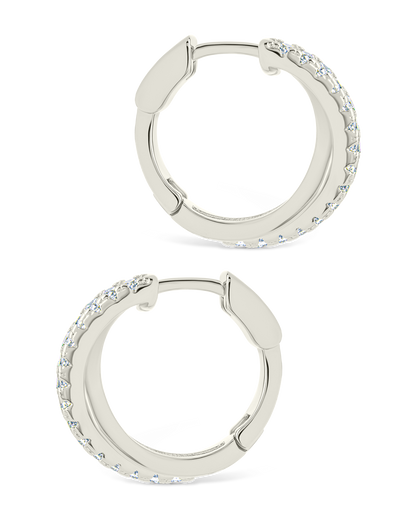 Juliana CZ Hoop Earrings