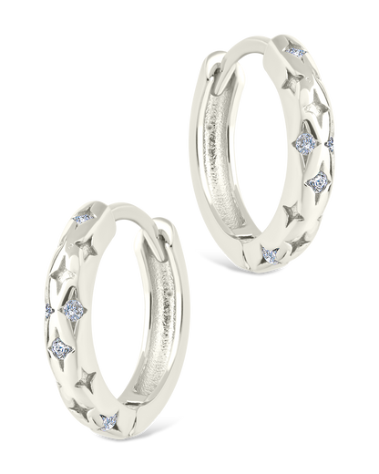 Sterling Silver Blakelyn Micro Hoops