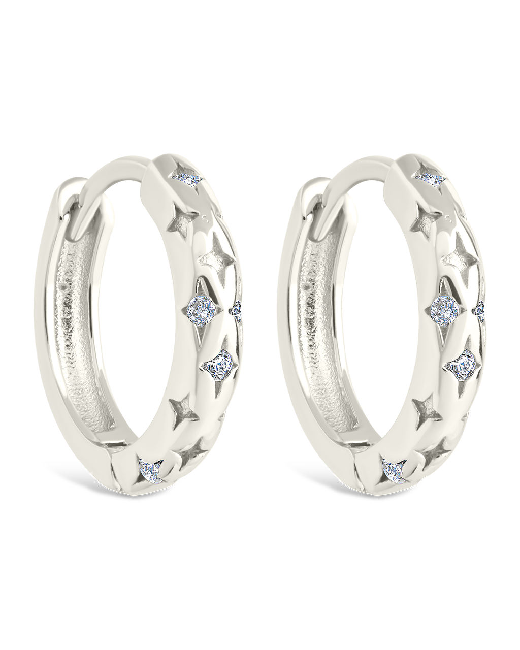 Sterling Silver Blakelyn Micro Hoops