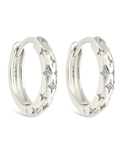 Sterling Silver Blakelyn Micro Hoops