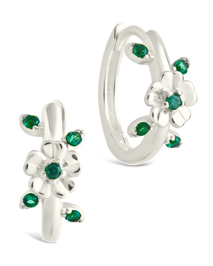 Sterling Silver Cambrie Micro Hoops Silver