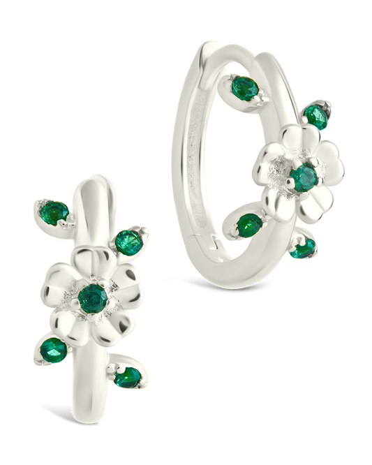 Sterling Silver Cambrie Micro Hoops Silver