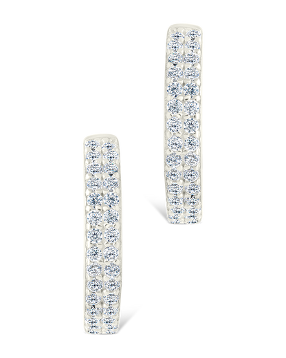 Sterling Silver Emerson Micro Hoops