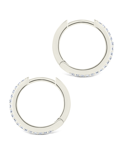 Sterling Silver Emerson Micro Hoops