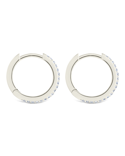 Sterling Silver Emerson Micro Hoops