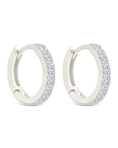 Sterling Silver Emerson Micro Hoops