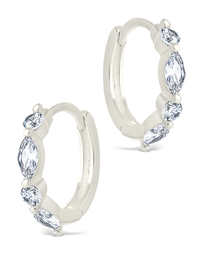 Sterling Silver Kensington Micro Hoops