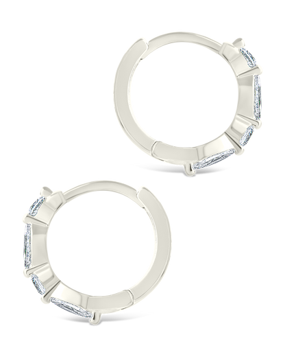 Sterling Silver Kensington Micro Hoops