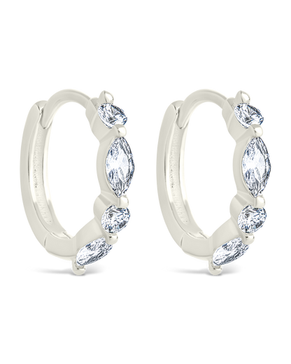 Sterling Silver Kensington Micro Hoops