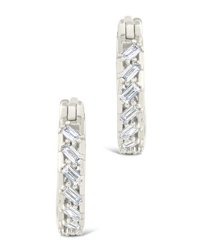 Sterling Silver Norabelle Micro Hoops