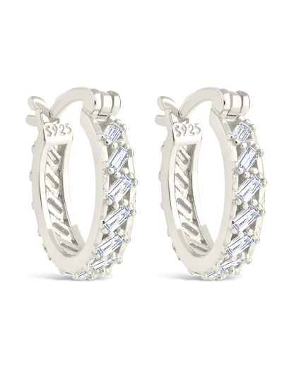 Sterling Silver Norabelle Micro Hoops